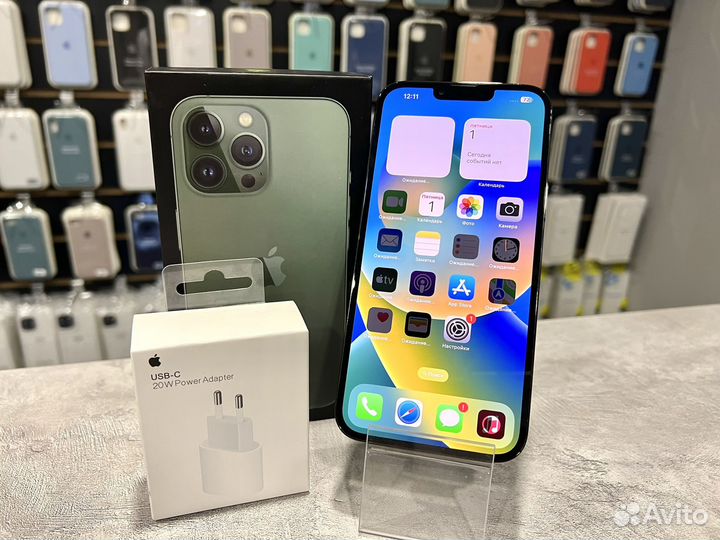iPhone 13 Pro Max Alpine Green 128gb Идеал 94акб