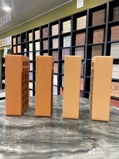 Кирпич облицовочный персик рустик жкз