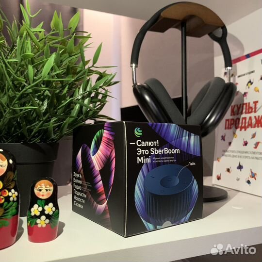 Умная колонка sberboom mini