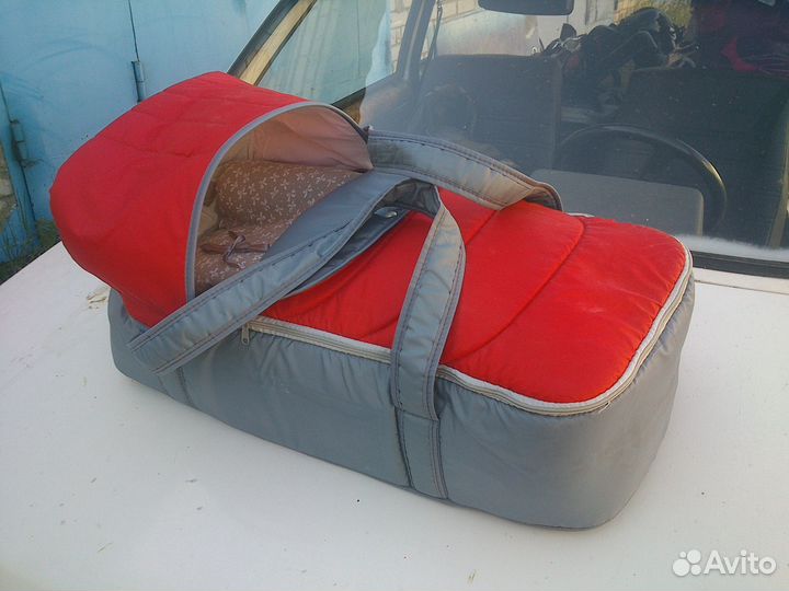 Сумка переноска детская с одеялком подушкой и др