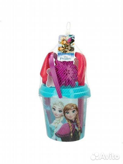 Наборы в песочницу Набор пляжных игрушек Frozen Elsa & Anna 18 cm (16 штук)