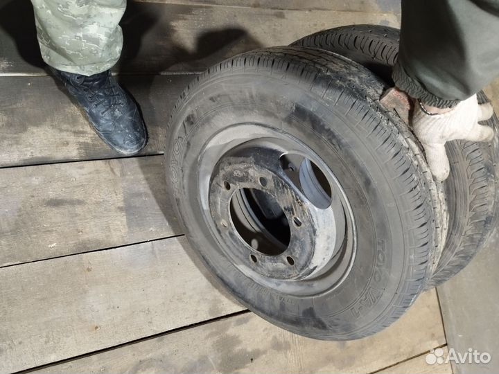 Колеса r12 на toyota hiace, duna, toyace