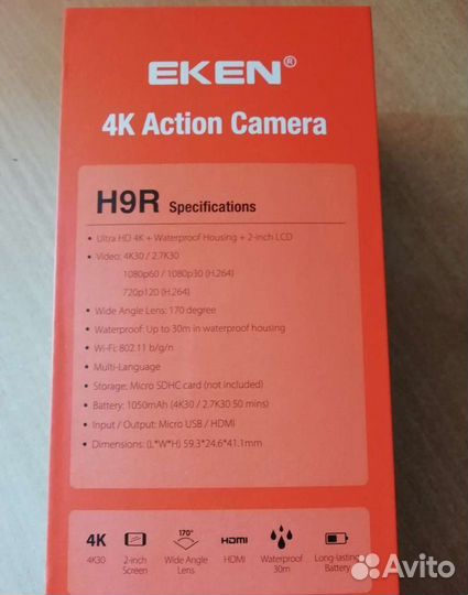 Экшн-камера Eken H9R оригинал (новая)