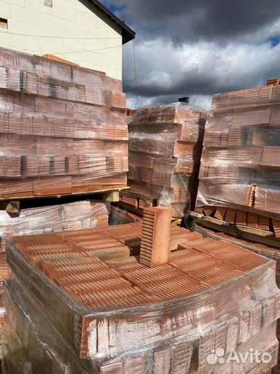 Кирпич рабочий пустотелый двойной