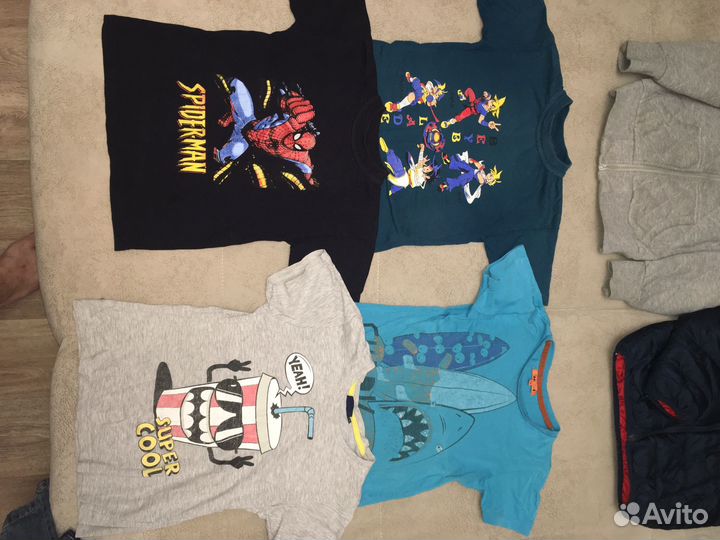 Пакет вещей на мальчика 122 128 размер