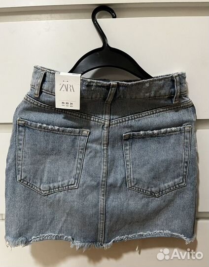 Джинсовая юбка zara