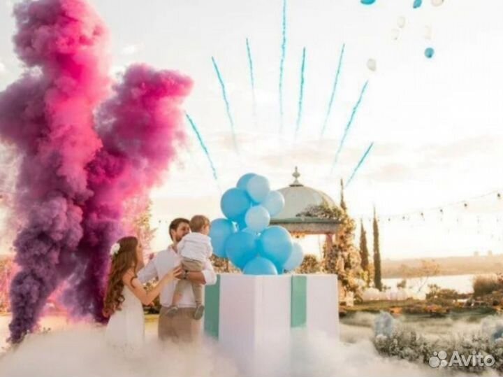 Спецэффекты для гендер пати