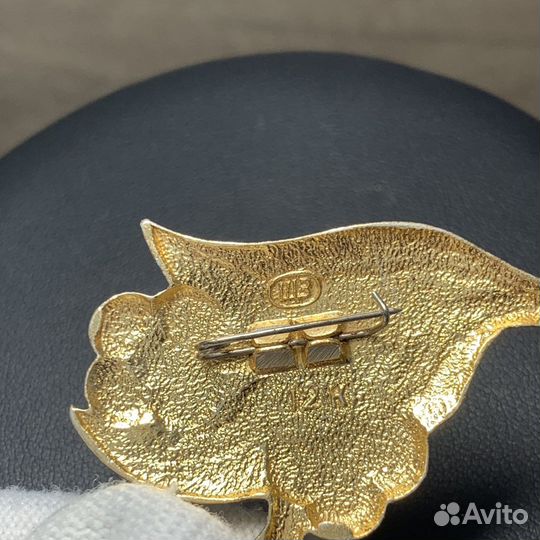 Винтажная Брошь Цветы Сделано В СССР