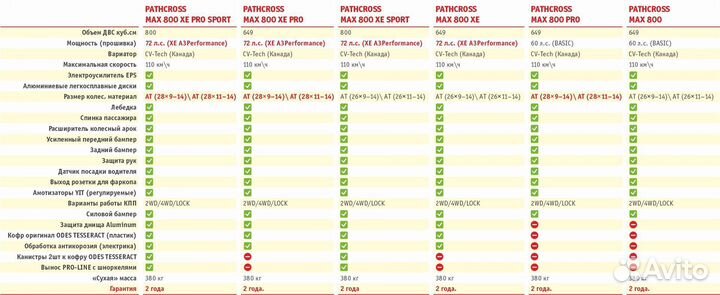 Aodes (BRP) pathcross MAX 800, двухместный black