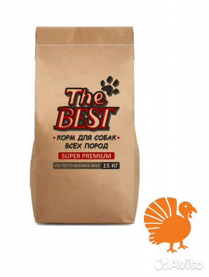 Сухой корм для собак 15 кг