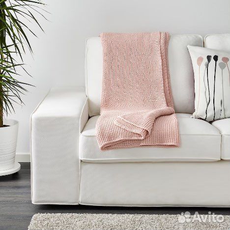 Новый вязаный плед IKEA ingabritta