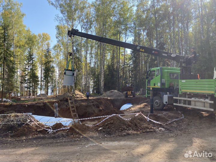 Аренда и услуги манипулятора, стрела 7 т, 18 м, борт 14 т, 8 м