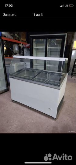 Морозильная витрина для мороженого под реализацию