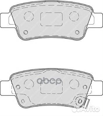 FDB4233 Колодки тормозные honda CR-V III 07- за