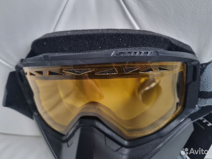 Очки снегоходные Scott Primal Safari Yellow Lense