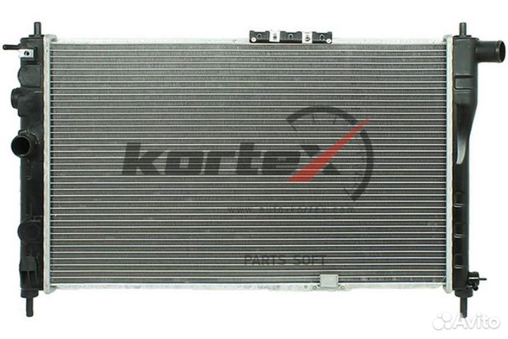 Kortex KRD1025 Радиатор daewoo nexia mкпп AC- (пая