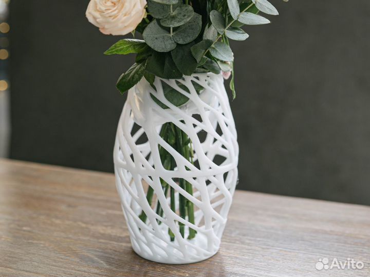 Ваза декоративная для цветов и интерьера