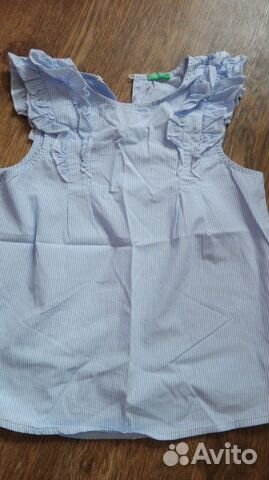 Блузки benetton на девочку