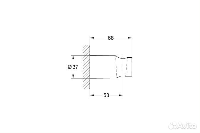 Держатель для ручного душа Grohe Comfort 26102000