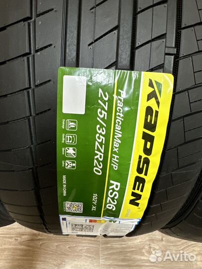 Kapsen RS26 Practical Max HP 245/40 R20 и 275/35 R20 102V