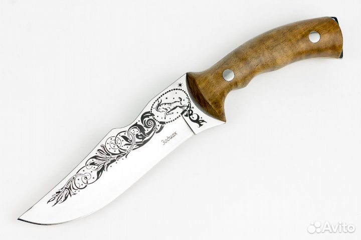 Нож зодиак дерево орех (50131) Кизляр