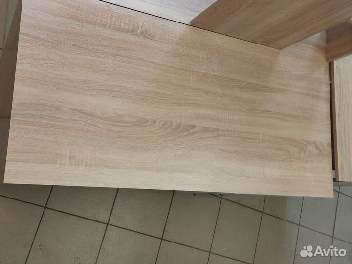 Стол компьютерный №9 Дуб сонома/Белый