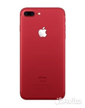 Корпус для iPhone 7 Plus (Ростест) (красный) OEM