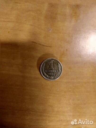 Монета СССР 1 копейка