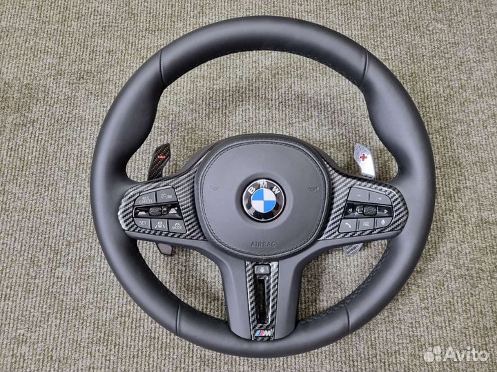 М Руль Карбон на BMW G30 X5 G05 G32 G12 G15 G20