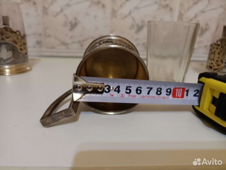 Подстаканник редкий с накладкой