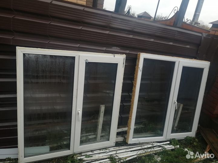 Окна пластиковые бу и балконные двери