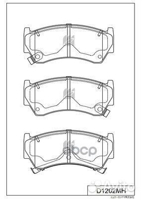 Колодки тормозные дисковые + противоскрипные пл