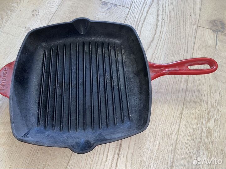 Чугунная сковорода гриль