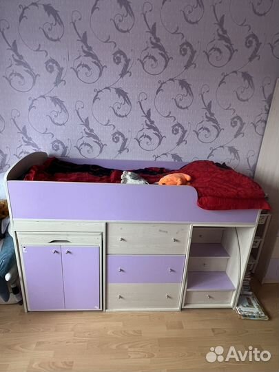 Детская кровать чердак