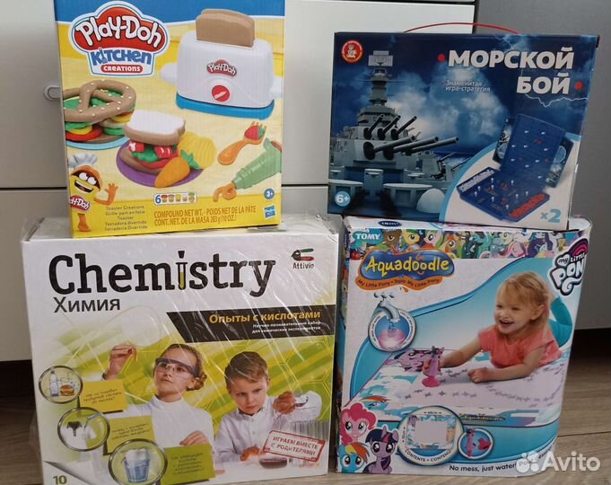 Настольные игры, наборы для творчества