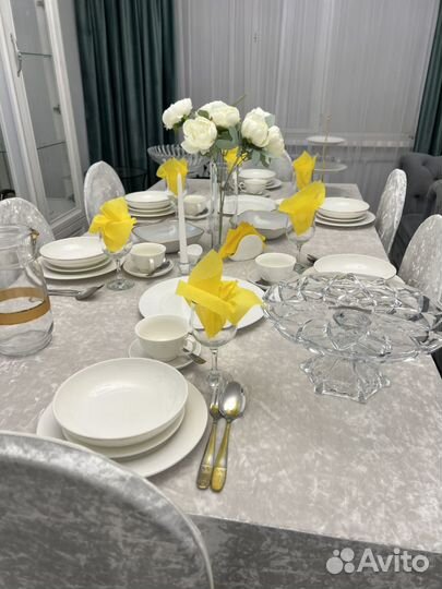 Аренда столов, стульев, посуды