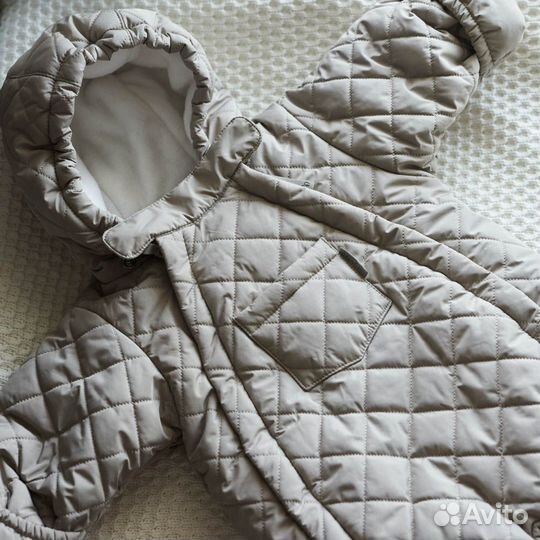 Mansita Комбинезон Tiny 62-68 темно-кремовый