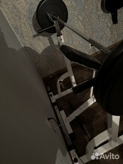 Скамья для жима,стойки,штанга