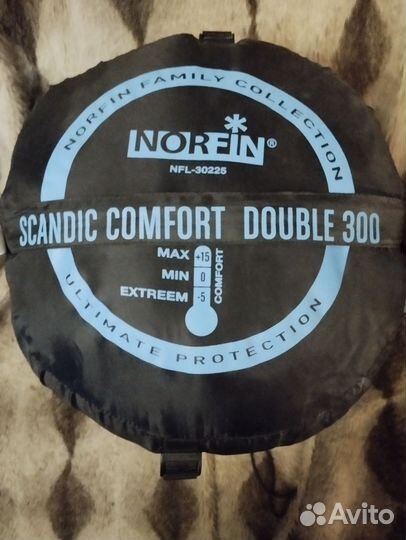 Спальник двухместный norfin comfort double 300