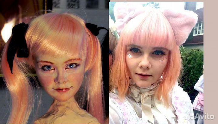 Кукла портретная шарнирная