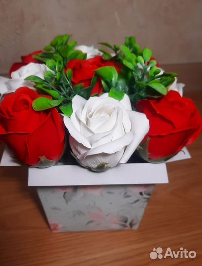 Букеты роз из мыла на любой праздник