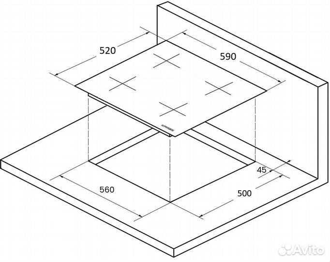 Индукционная варочная панель Kuppersberg ICS 604