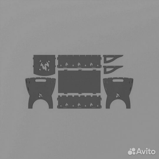 Складной мангал