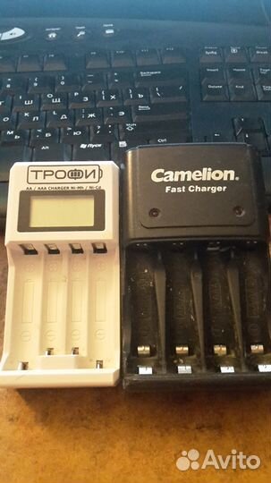 Зарядные устройства camelion bc-1014 и трофи tr-80
