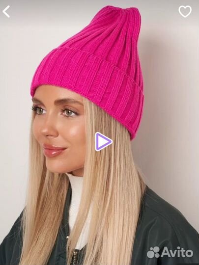 Шапка бини женская