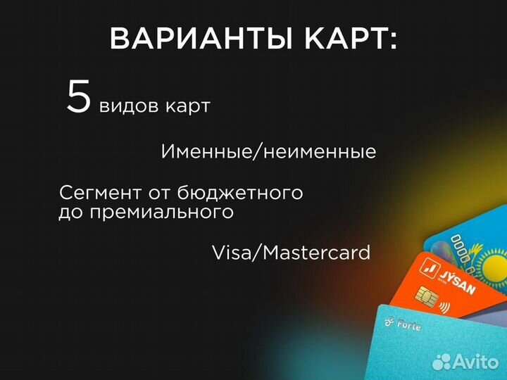 Банковская карта Казахстана + ИИН