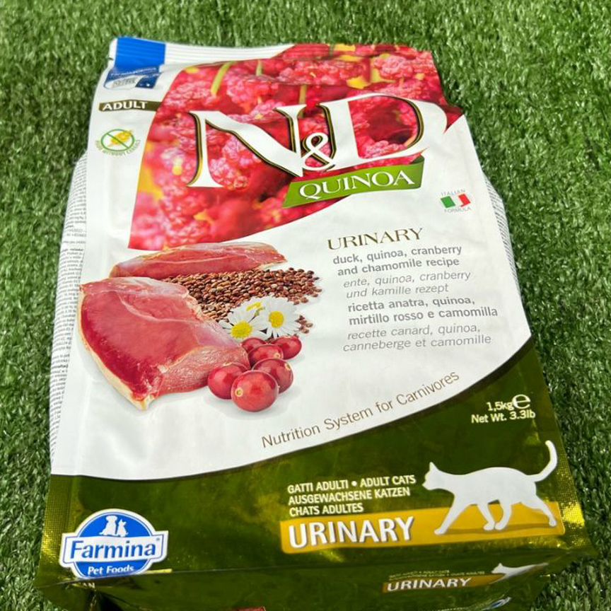 Корм для кошек Farmina Quinoa Urinary Adult 1,5 кг