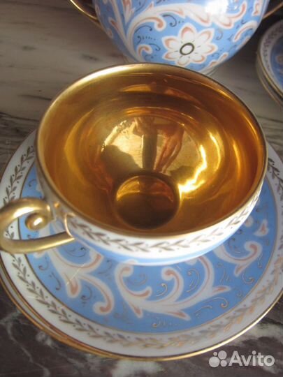 Винтажный чайный сервиз. Чехословакия 1930-40 гг