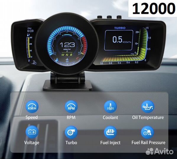 Hud проектор проекция Хад худ для авто навигатор