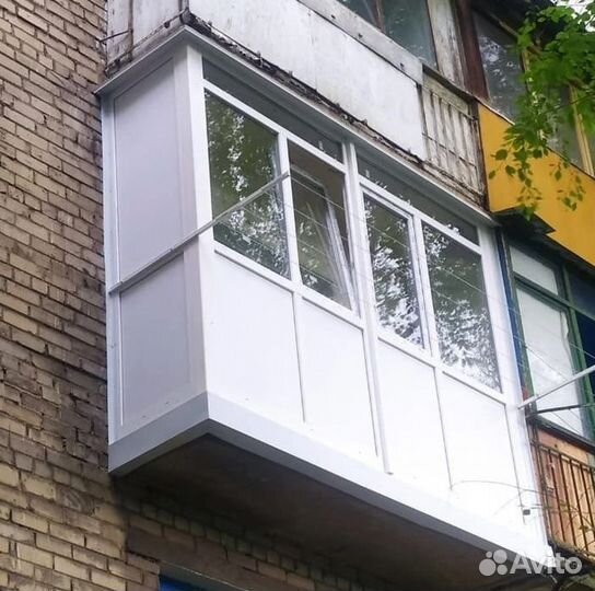 Пластиковые балконы собственное производств